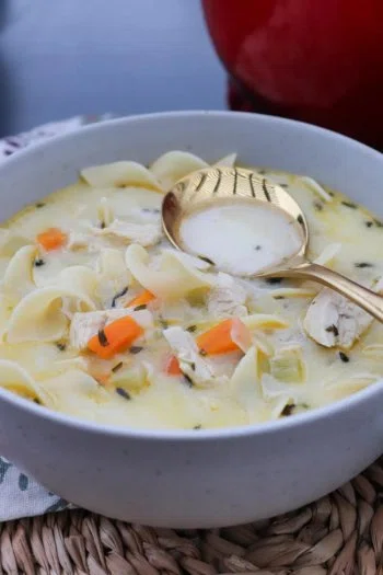 Chicken Noodle Soup with Lemon and Fresh Herbs