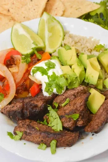 Fajita Steak and Rice Bowl