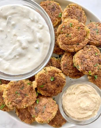Baked Falafel with Canned Chickpeas