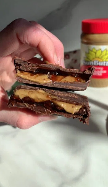 Strawberry Chocolate SunButter Cups