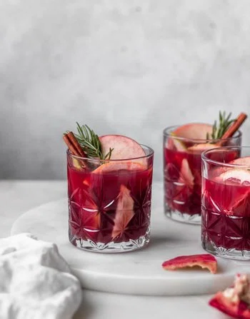Winter Sangria With Pears & Pomegranate