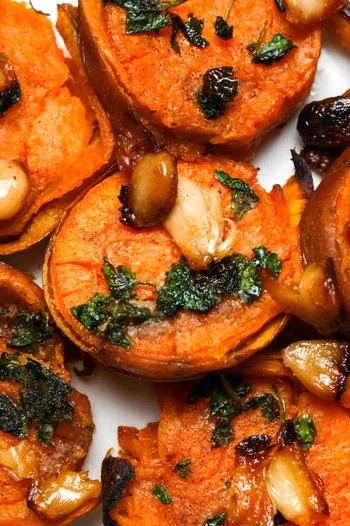 Smashed Sweet Potatoes