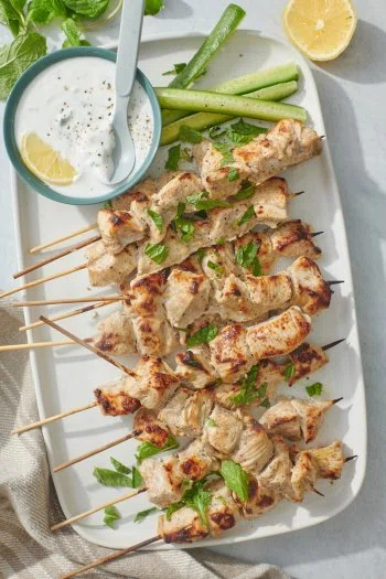 Chicken Tikka with Cucumber Mint Raita