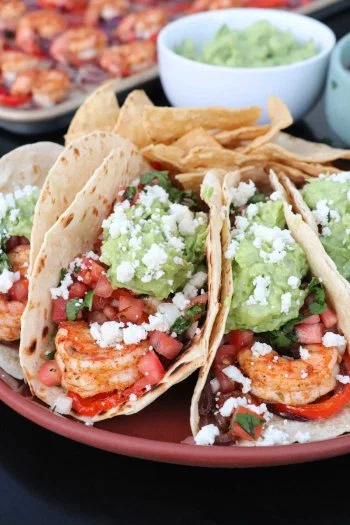 Easy Sheet Pan Shrimp Tacos in 30 Minutes
