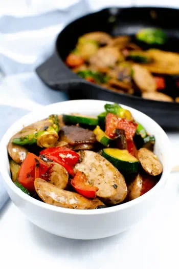 Chicken Apple Sausage Skillet