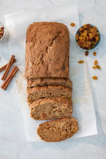 Cinnamon Raisin Quick Bread