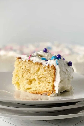 Homemade Vanilla Sheet Cake