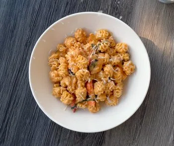 Vodka Sauce with Lobster and Radiatore Pasta