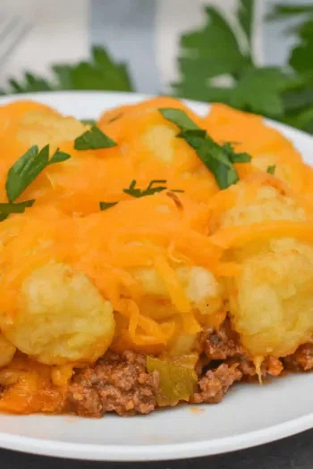 Sloppy Joe Tater Tot Casserole