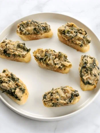 Spinach Artichoke Bruschetta