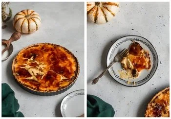 Pumpkin Crème Brûlée Tart