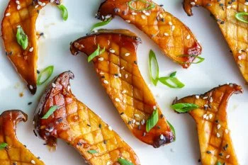 Teriyaki King Oyster Mushrooms