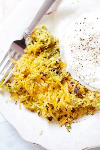 Spaghetti Squash Hash Browns