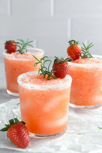 Strawberry Salty Dog Cocktail