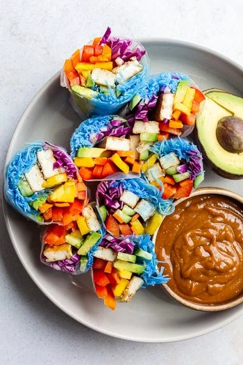 Rainbow Spring Rolls