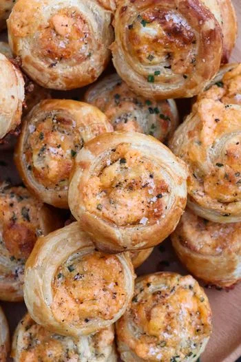 Cheddar and Chive Pinwheels