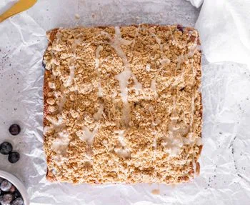 Brown Butter Earl Grey Blueberry Coffee Cake