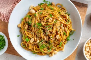 Quick & Easy Soy-Peanut Noodles