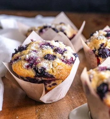 Bakery-Style Blueberry Muffins