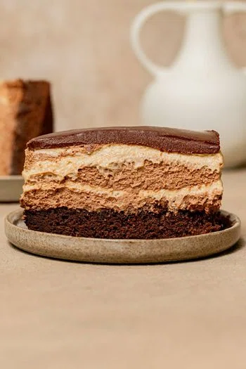 Chocolate Peanut Butter Mousse Cake