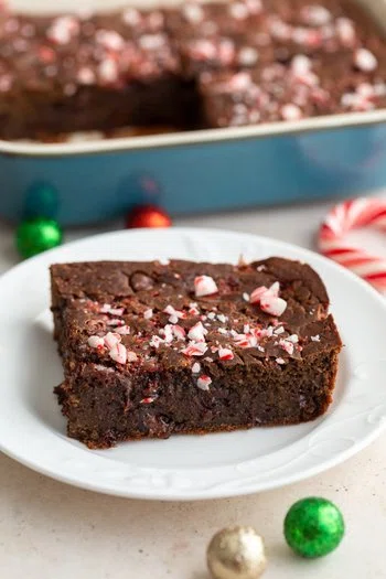 Chocolate Peppermint Baked Oats