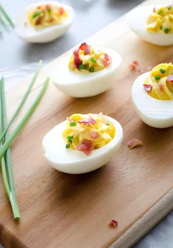Deviled Eggs with Bacon