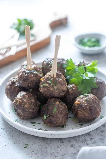Easy Air Fryer Meatballs