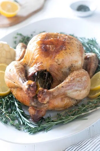 Lemon Garlic Roasted Chicken