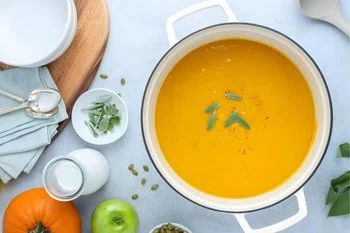 Roasted Pumpkin Apple Soup
