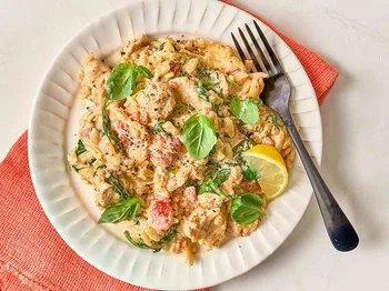 Easy Slow Cooker Boursin Chicken and Pasta