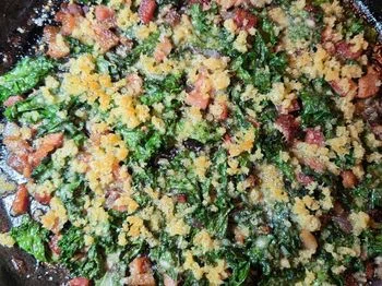 Garlic Kale with Pancetta