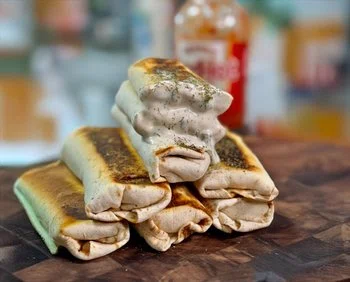 Buffalo Ranch Chicken Burrito Meal Prep