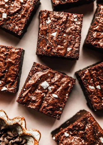 Chewy Triple Chocolate Brownies