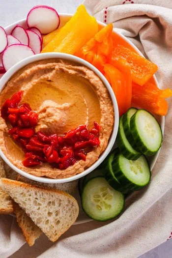 Roasted Red Pepper Hummus