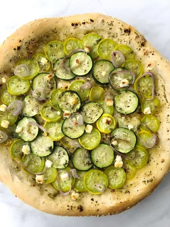 Summer Squash Pizza