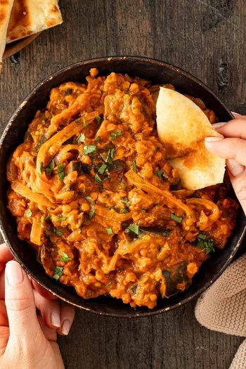 Vegan Oven-Baked Eggplant Curry