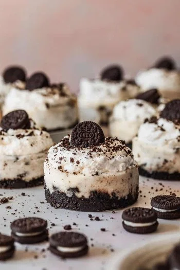 Mini Oreo Cheesecakes
