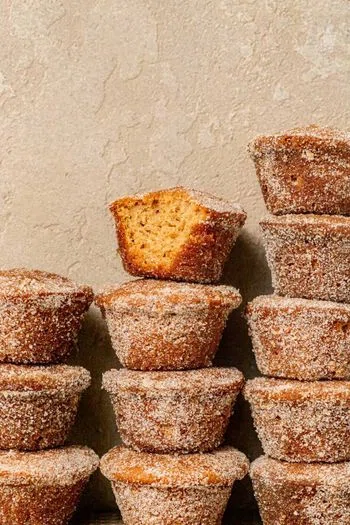 Mini Apple Cider Donut Muffins