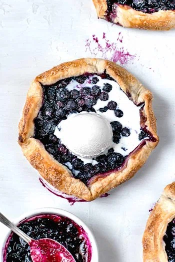 Mini Blueberry Galettes