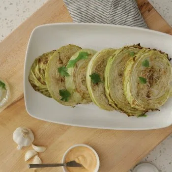 Oven Roasted Cabbage Steaks