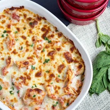 Easy 4-Ingredient Tortellini Bake