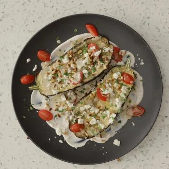 Roasted Eggplant Salad
