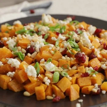 Warm Sweet Potato Salad with Orange Vinaigrette