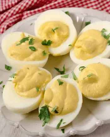Caesar Fancy Deviled Eggs