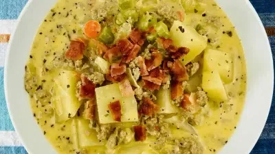 Bacon Cheeseburger Soup