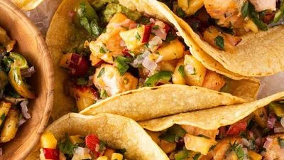 Bang Bang Salmon Tacos