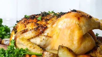 Dutch Oven Roasted Chicken