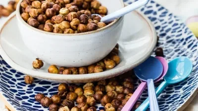 Crispy Air Fryer Chickpeas