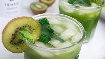 Matcha Kiwi Mint Iced Tea