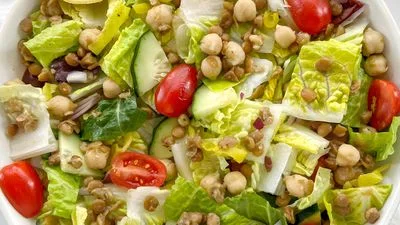 Chickpea and Lentil Salad